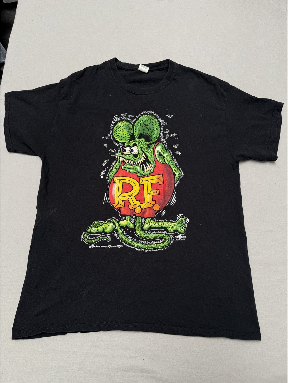 Faded Rat Fink T-shirt Hot Rods Ed Big Daddy Roth - l